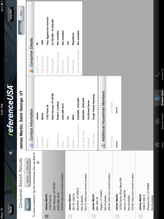 ReferenceUSA for iPad screenshot-4