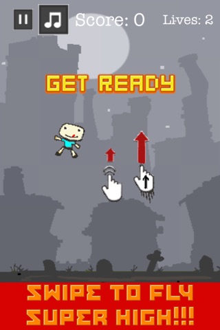 A Jumpy Kid Escape - Zombie Tower of Madness Free Fall screenshot 3
