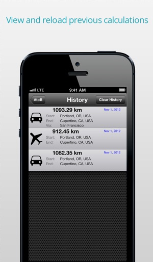 AtoB Distance Calculator Free - easy and fast air or car rou(圖5)-速報App