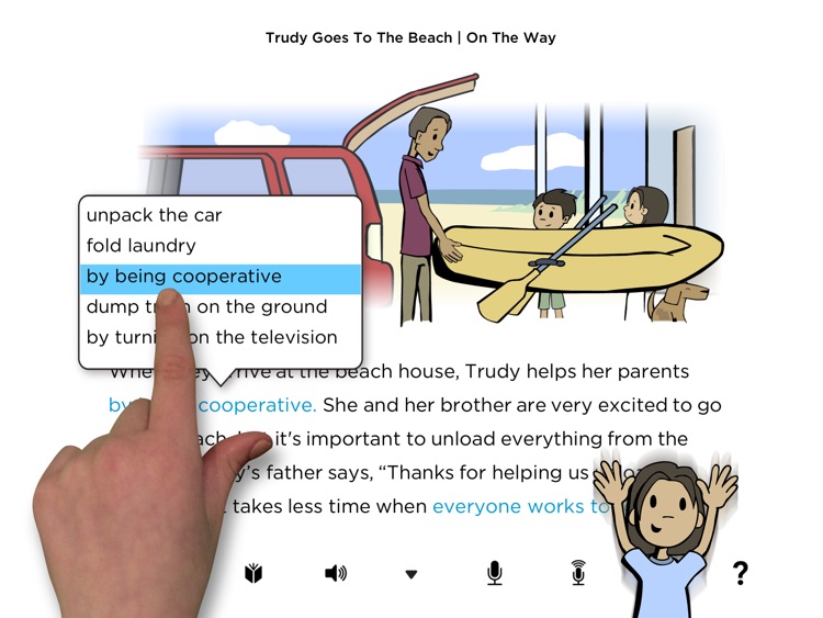 storysmart1: Trudy Goes to the Beach - Social Language Skills screenshot-4