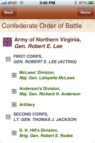 Chancellorsville Battle App screenshot 4