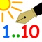 Counting and writing numbers up to 10 - by LudoSchool