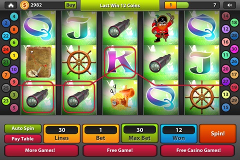 Slots of Pirates - Gold Edition screenshot 4