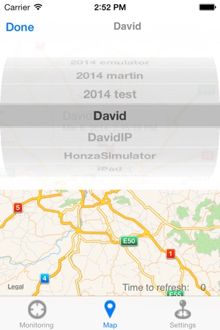 Cell Phone GPS Tracker (PhoneOnMap) screenshot 3