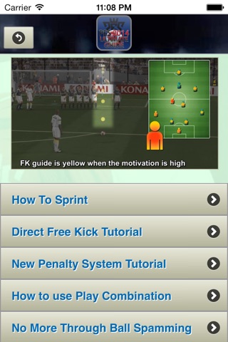 Guide for Pes2014 screenshot 2