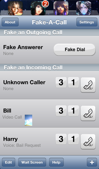 Fake-A-Call Free Screenshot 4