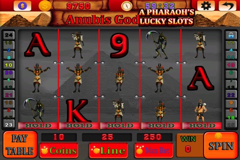 Ancient Egypt Pharaoh's Big Lucky Slots Machine Game screenshot 4