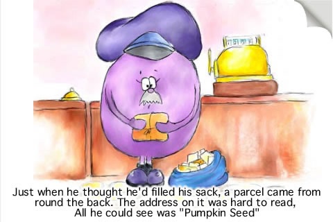 Postman Plum Interactive Kids Book