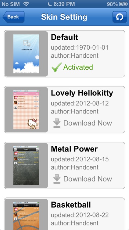 Handcent Talk screenshot-3
