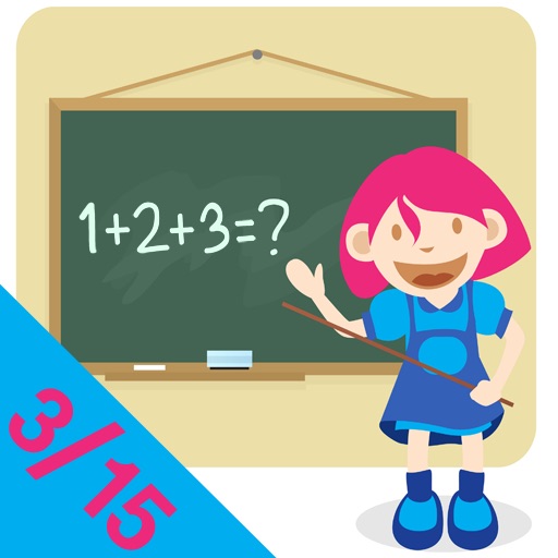 Fun With Numbers 3/15 -  Multi Number Addition Educational Game icon