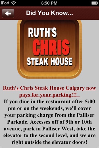 Ruth's Chris Alberta-Edmonton & Calgary screenshot 4