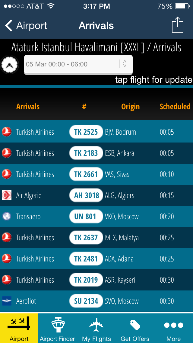 Istanbul Ataturk Airport +Flight Tracker IST SAW Sabiha Turkish Screenshot 3