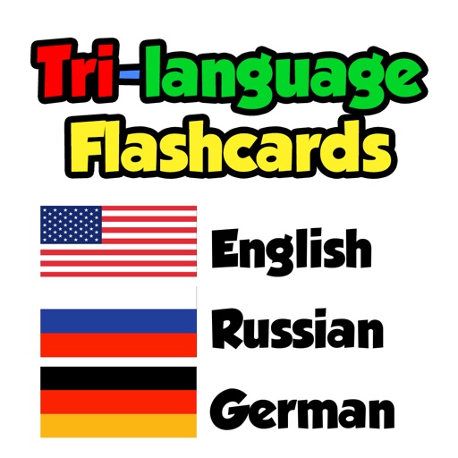 Flashcards - English, Russian, German icon