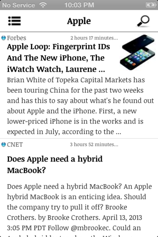 Now - Google News for Apple and Top Charts from Store screenshot 2