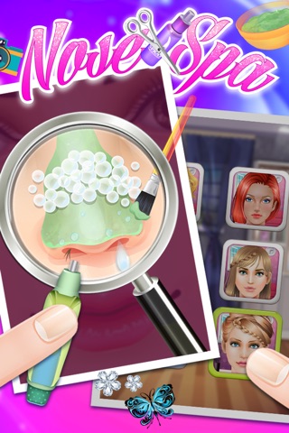 Princess Nose SPA - girls games screenshot 2