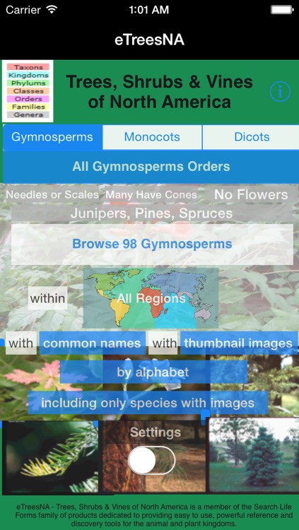 Trees, Shrubs and Vines of North America - eTreesNA - A Tree App