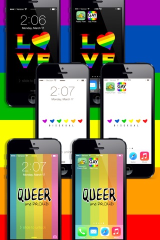 Gay Pride Wallpaper! LGBT Lesbian Gay Bisexual Transgender screenshot 2