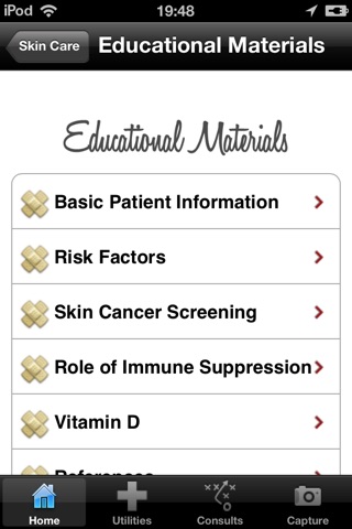 Skin Care for Transplant Recipients. screenshot 2