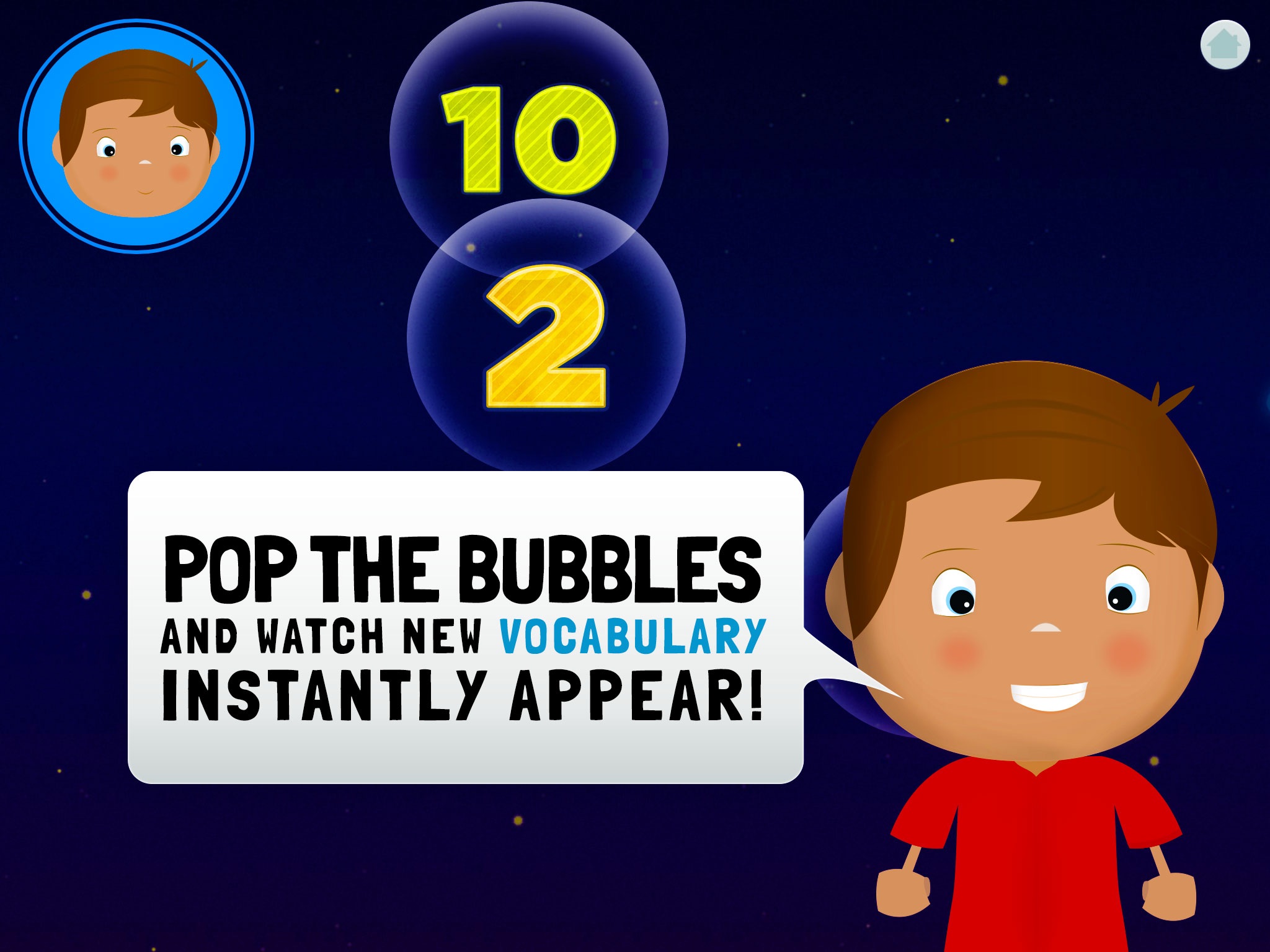 Learn Spanish for Toddlers - Bilingual Child Bubbles Word Game screenshot 3