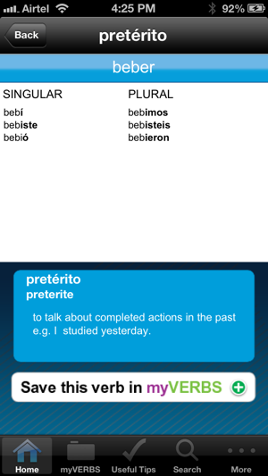 Berlitz 601 Spanish Verbs.(圖2)-速報App