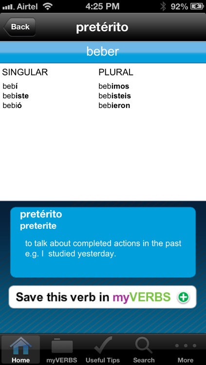 Berlitz 601 Spanish Verbs.