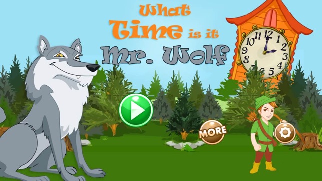 Mr. Wolf? {Telling Time Game}