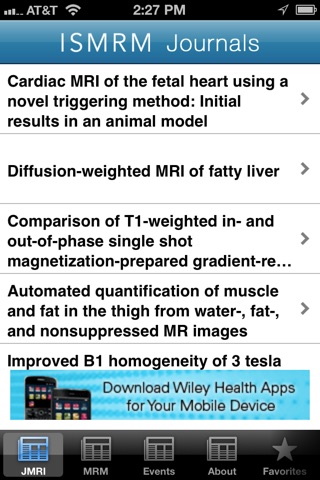 ISMRM Journals screenshot 2