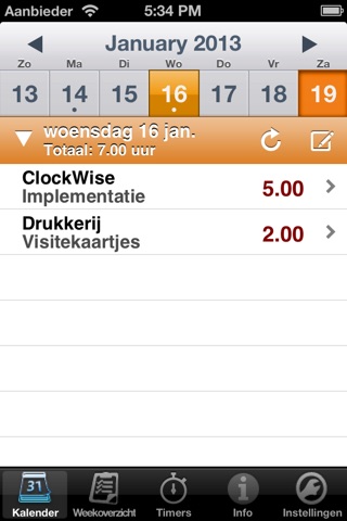 ClockWise screenshot 2