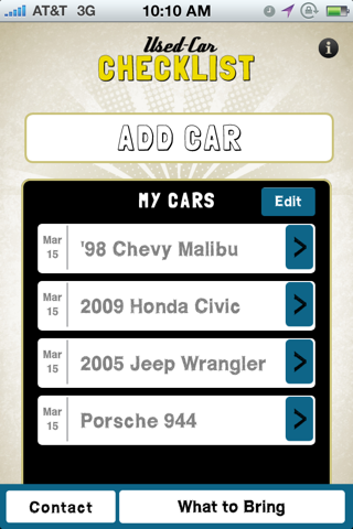 Popular Mechanics Used Car Checklist screenshot 2