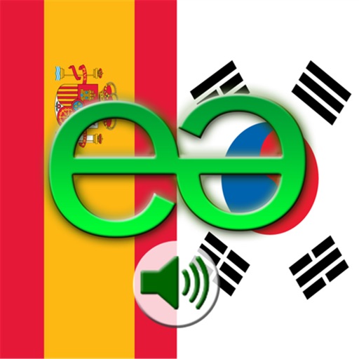 Spanish to Korean Voice Talking Translator Phrasebook EchoMobi Travel Speak LITE