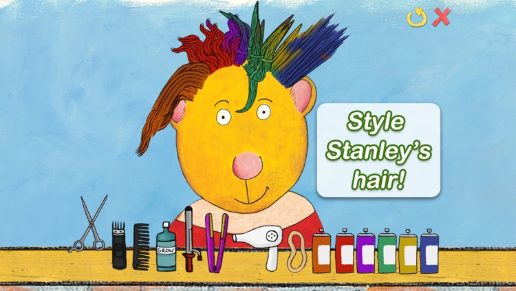 Crazy Hair Day - by Barney Saltzberg (iPad version by Auryn Apps)