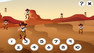 123 Baby & Kid-s Learn-ing To Count-ing Number-s To Ten Game-s: Free Play-ing & Learn-ing Fun with Cow-Boys 1.0 IOS -