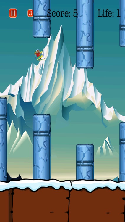 Jetpack Ski Flying Stunt: Winter Sports Adventure screenshot-3