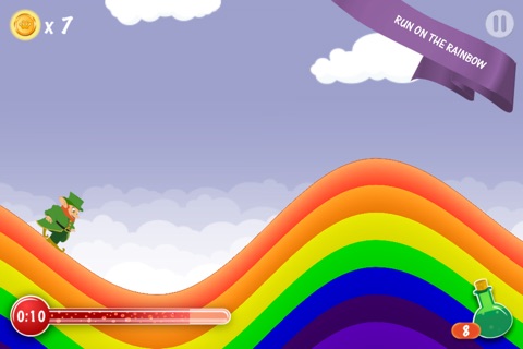 Rainbow Runner Free screenshot 2