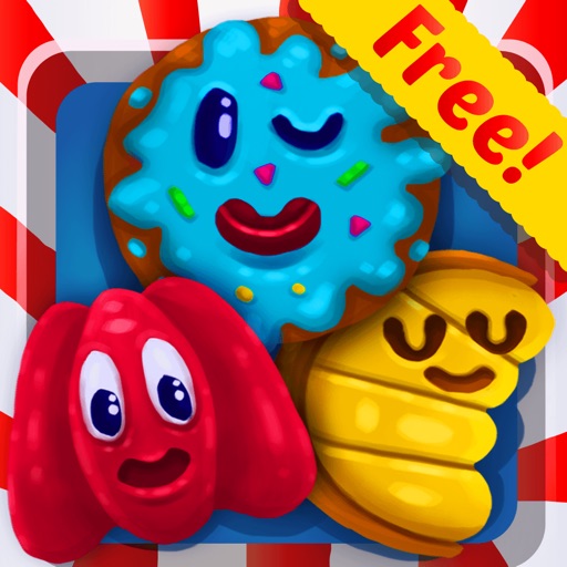 Candy Dash Rush Puzzle Games - Fun Match3 Crush Game For Cool Kids Over 2 FREE Version iOS App