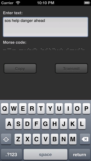 Flashlight+ Morse Code - Transmitter and encoder(圖4)-速報App