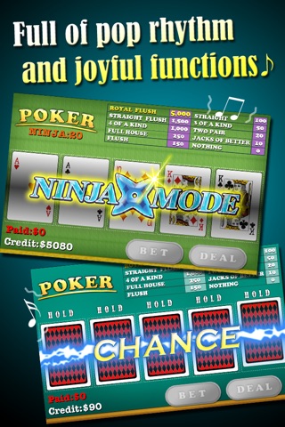 Kakuhen Poker -- japanese ninjya casino card game -- screenshot 4