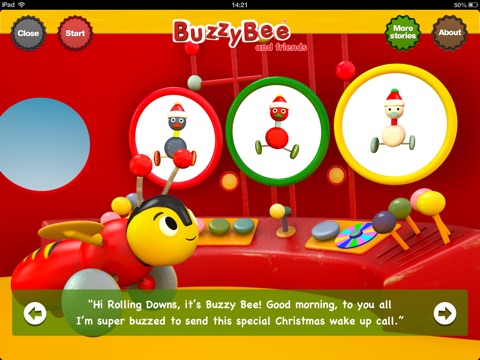 A Christmas Tale for iPad by Buzzy Bee & Friends Free screenshot 2