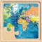 Icon World Map Puzzle (Jigsaw)