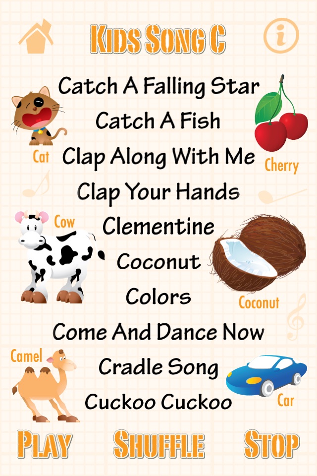 Kids Song C - Babies Learn English Words & Child English Songs screenshot 2