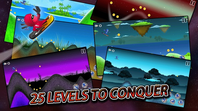 Agent Ninja Run 2 Pro - Space Surfer Social Play Edition(圖3)-速報App