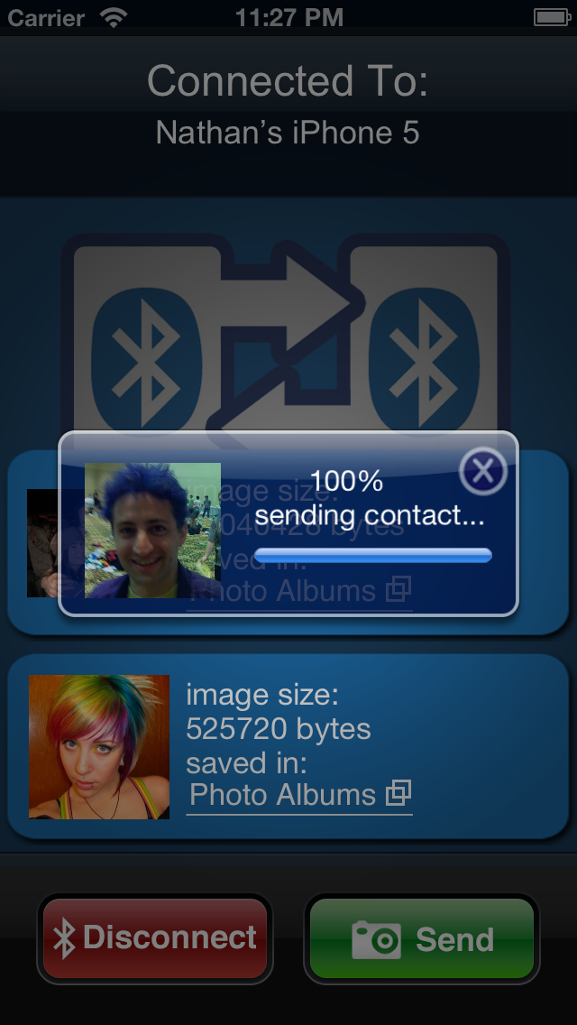 Bluetooth Photo Share Screenshot 2