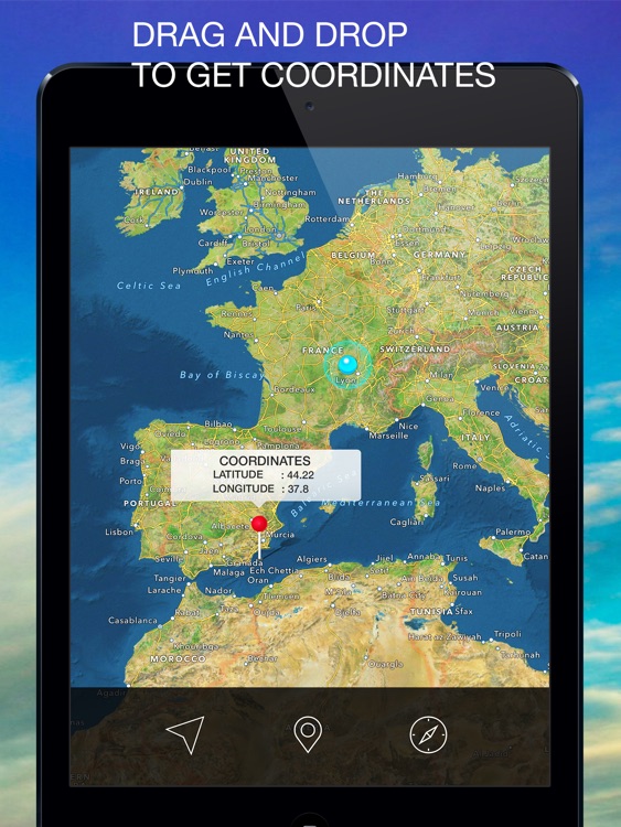 Coordinates - Your GPS Coordinates, Altitude, Compass screenshot-3