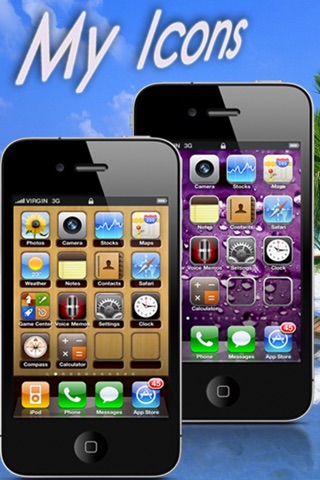 Home Screens Retina HD - Icon Skins (640x960) - Lite Ver... screenshot 3