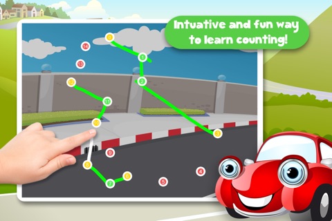 Free Kids Puzzle Teach me Tracing & Counting with Cars: Learn which wheels you need to race, what the cars look like and what sounds the cars make screenshot 4