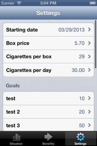 iQuit - No more cigarettes screenshot 4