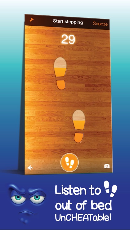 Step Out Of Bed! Smart alarm clock to get awake early with a tricky and awakening steps counter - Best alarm app to wake up on time with alarmy music ringtone
