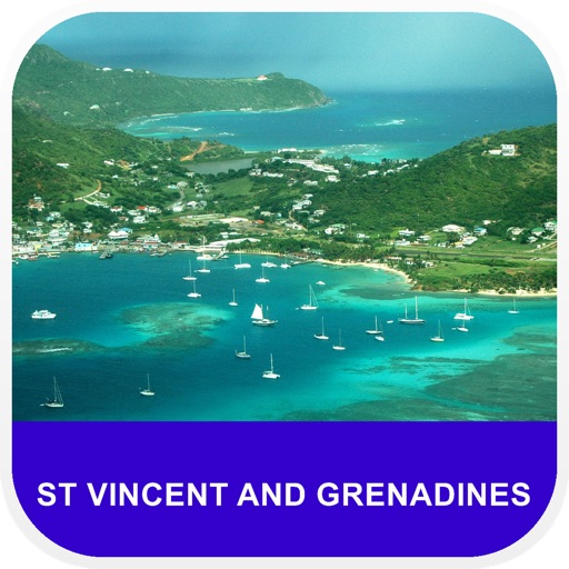 St Vincent and Grenadines Map - PLACE STARS