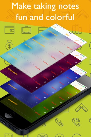 Colored Notes Pro (Pins in your notebook notes and commitments) Productivity