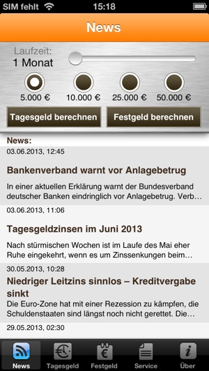 Tagesgeld.info - aktuelle Tages- und Festgeldkonten im Vergl(圖1)-速報App